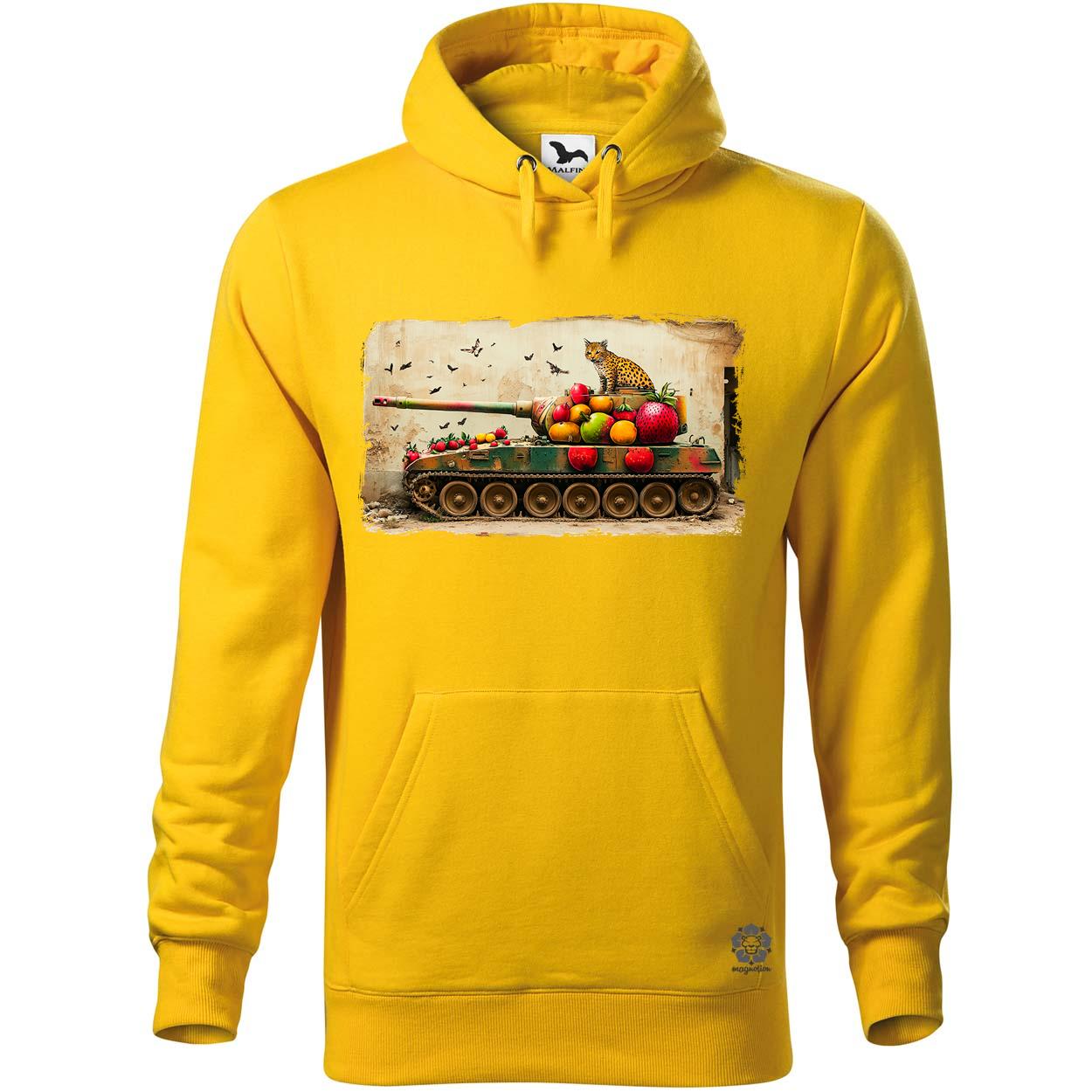 Tank és párduc graffiti v2 egyedi  pulóver 