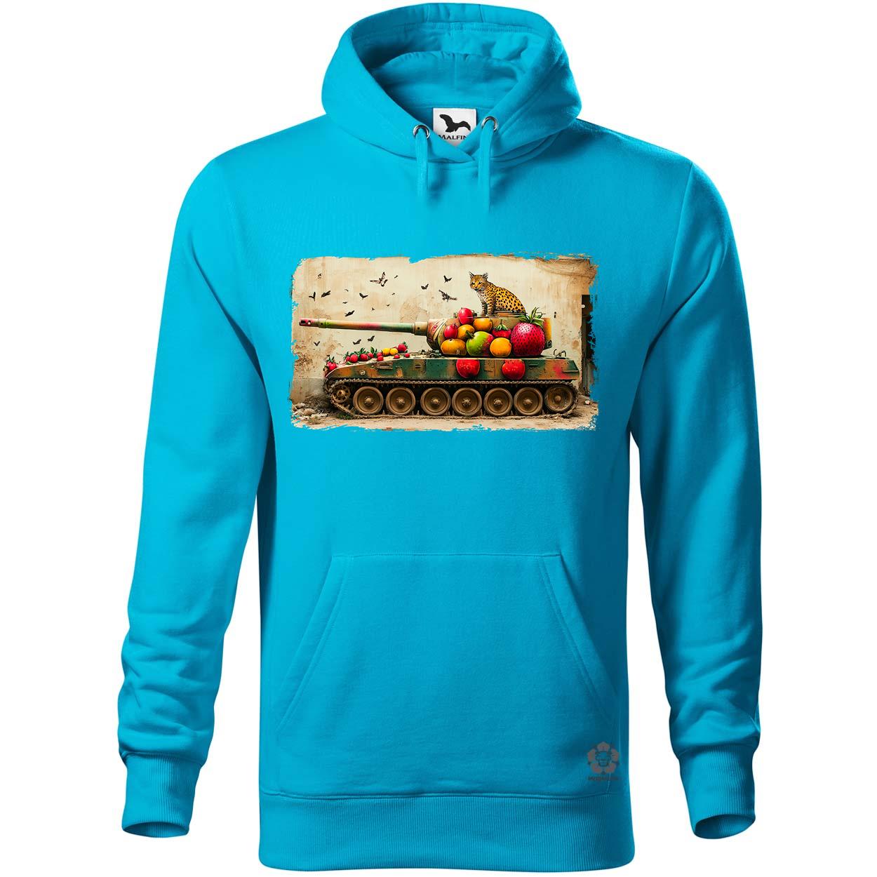 Tank és párduc graffiti v2 egyedi  pulóver 