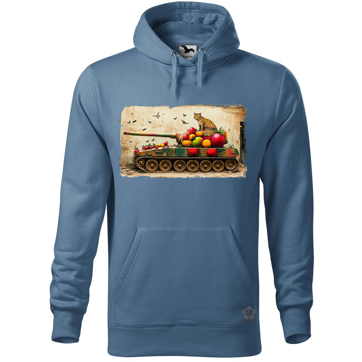 Tank és párduc graffiti v2 egyedi  pulóver 