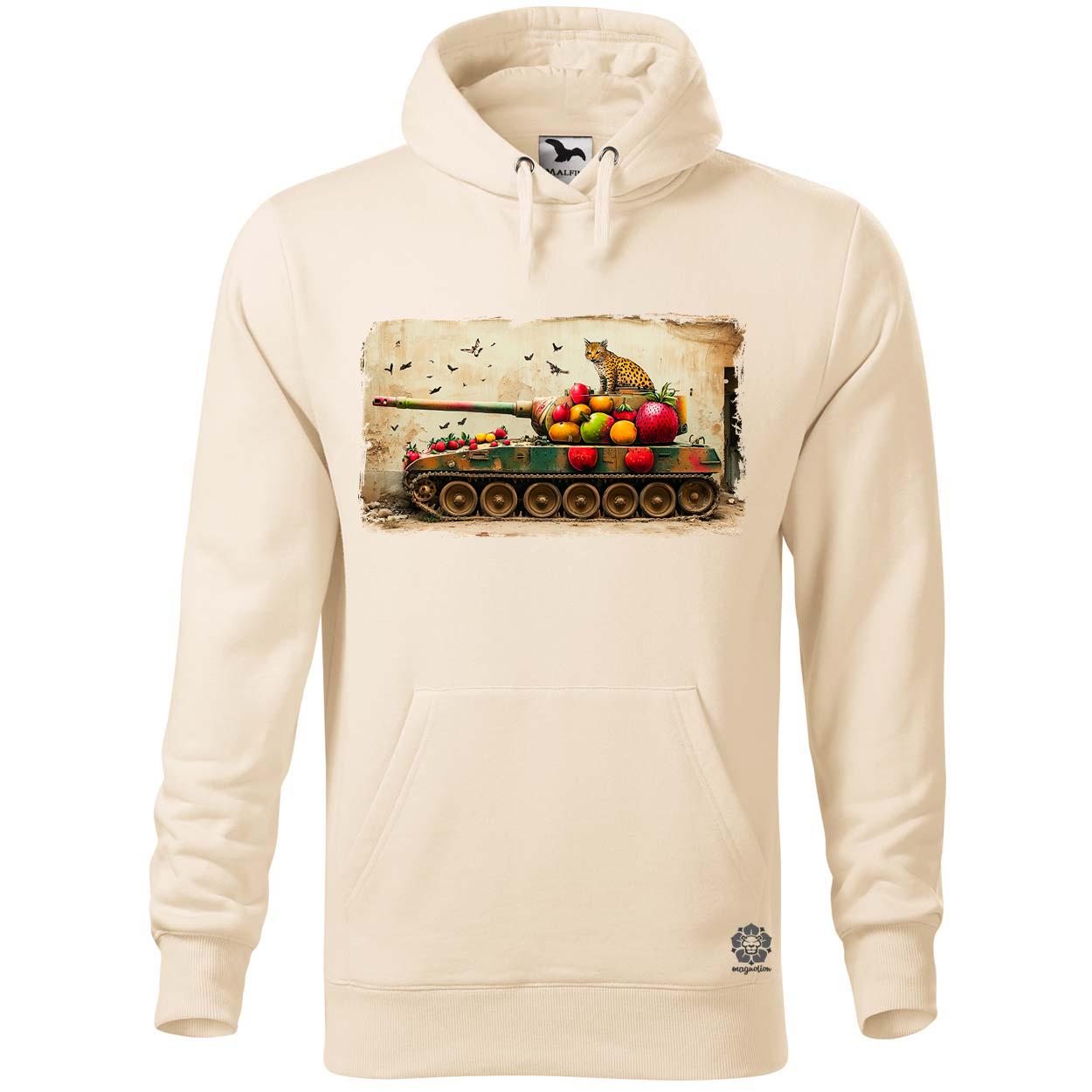 Tank és párduc graffiti v2 egyedi  pulóver 