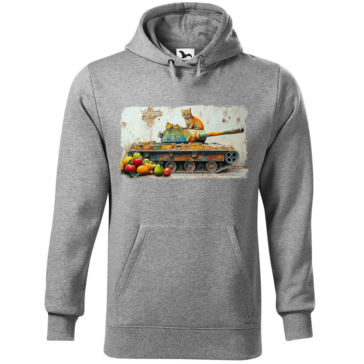 Tank és párduc graffiti v3 egyedi  pulóver 