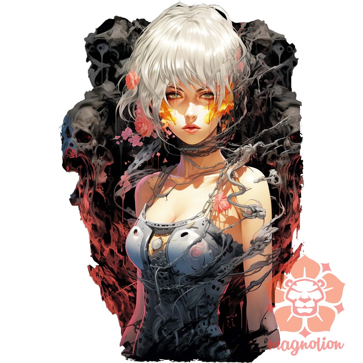 Anime cyberpunk fantázia v14 egyedi  pulóver 