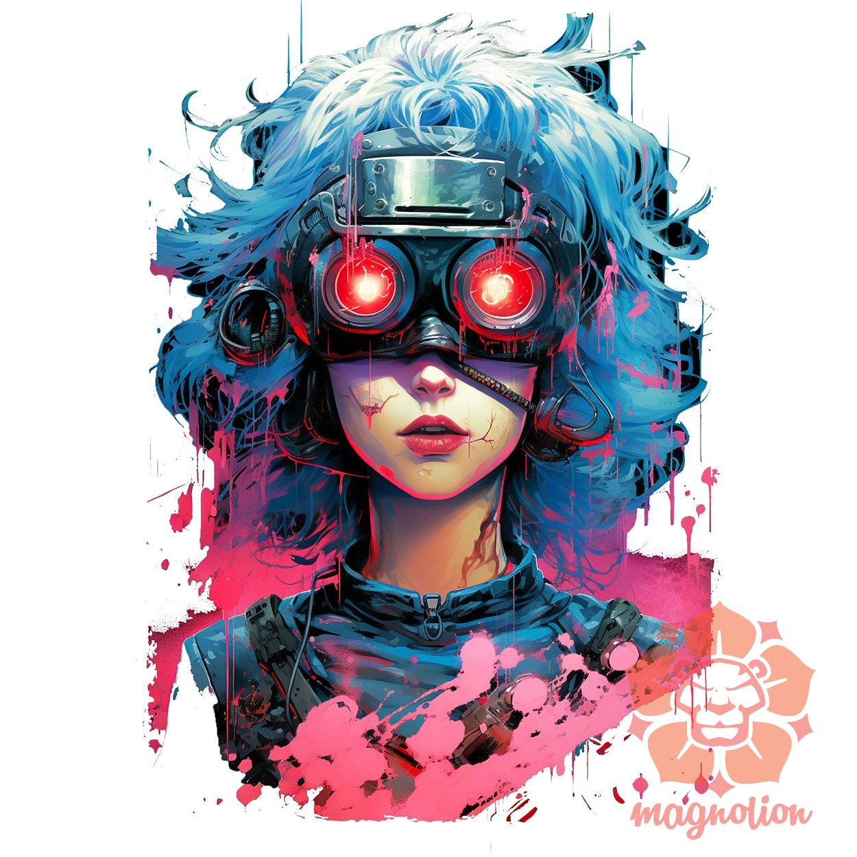 Anime cyberpunk fantázia v15 egyedi  pulóver 