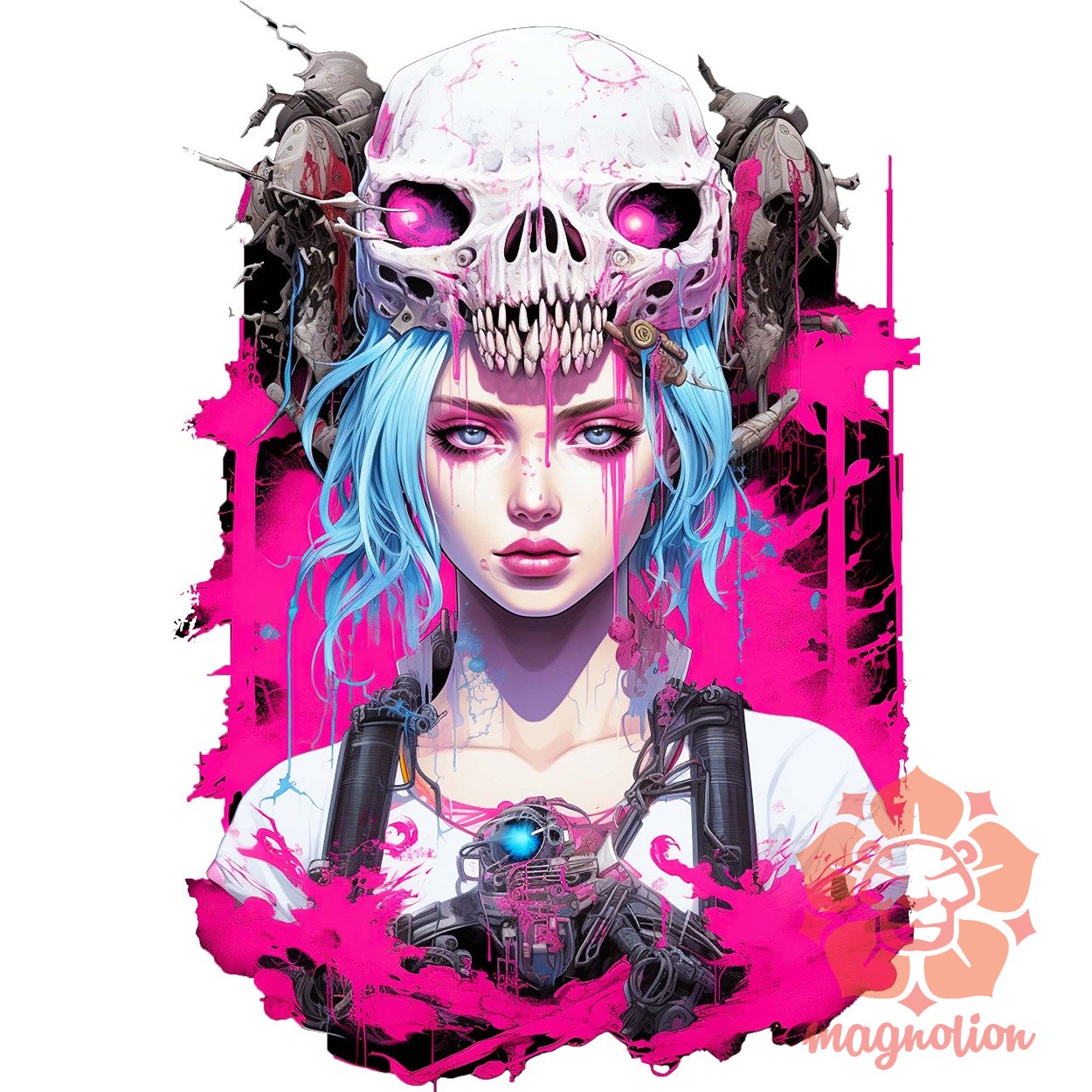 Anime cyberpunk fantázia v2 egyedi  pulóver 