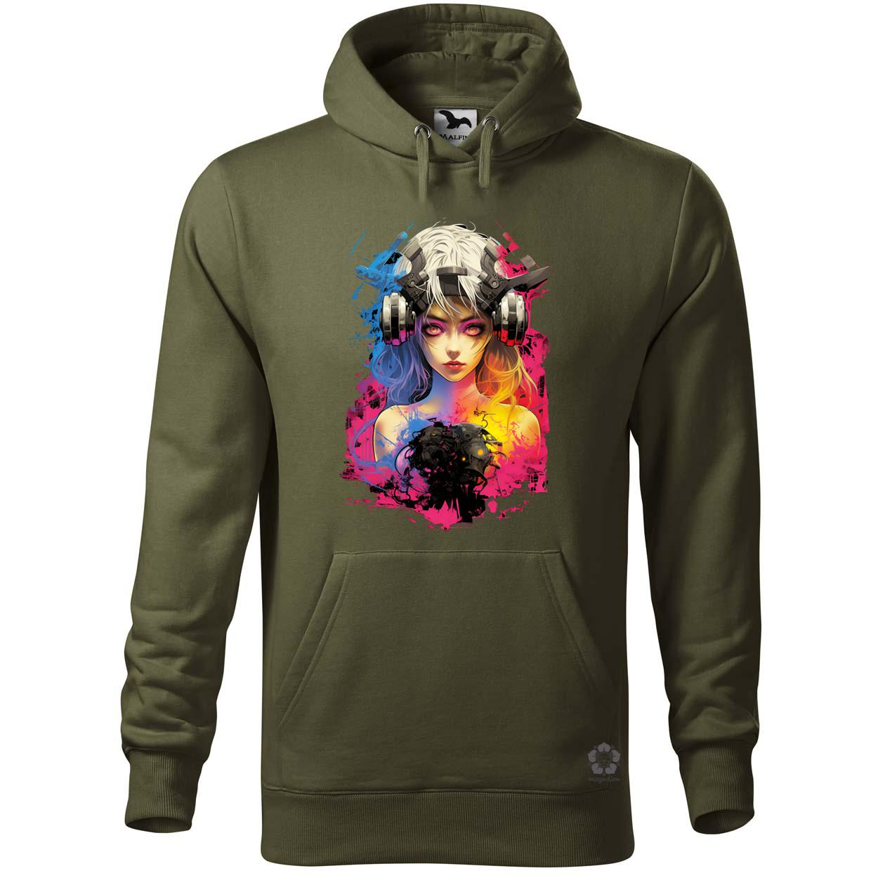 Anime cyberpunk fantázia v8 egyedi  pulóver 