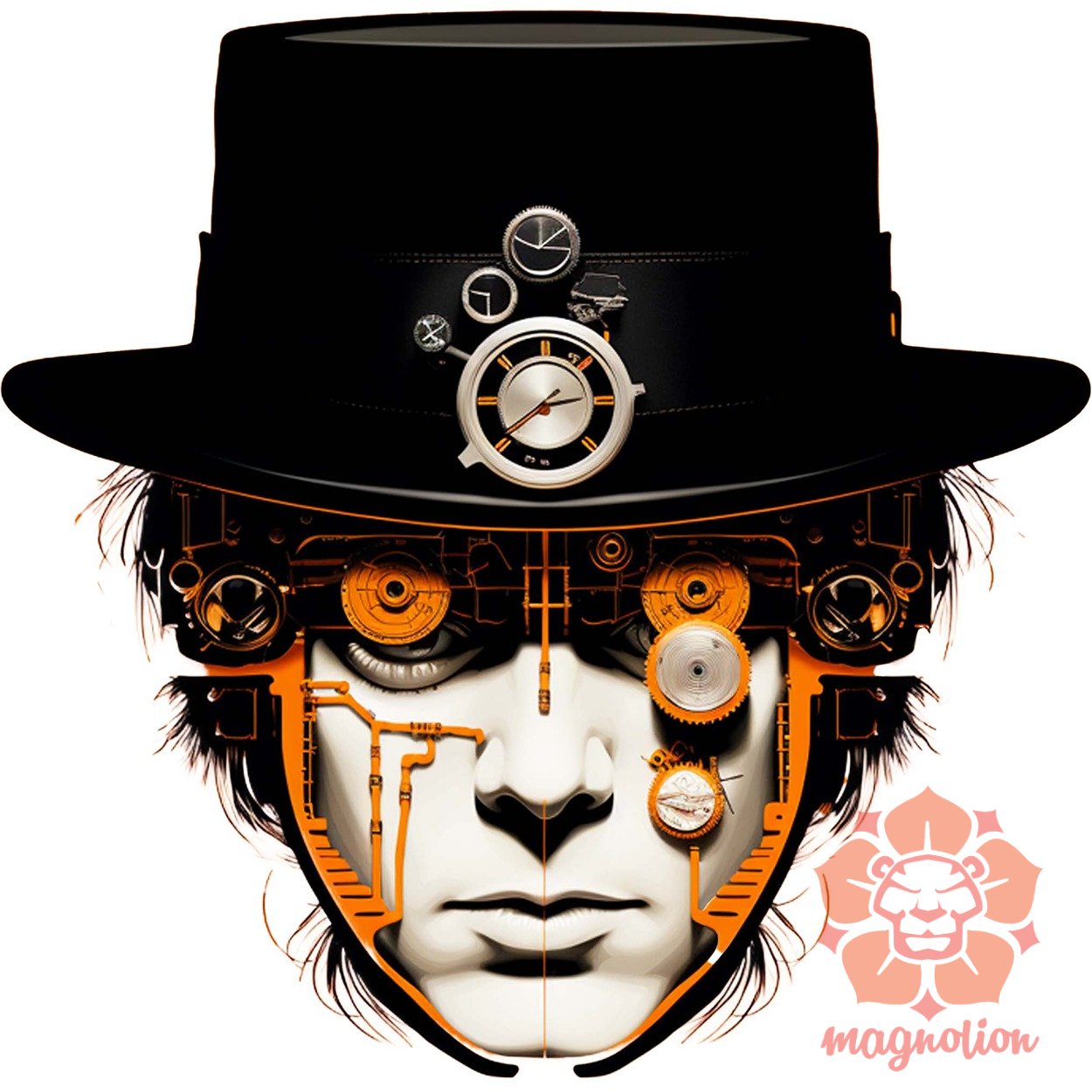 Mechanikus narancs fanart v1 egyedi póló 