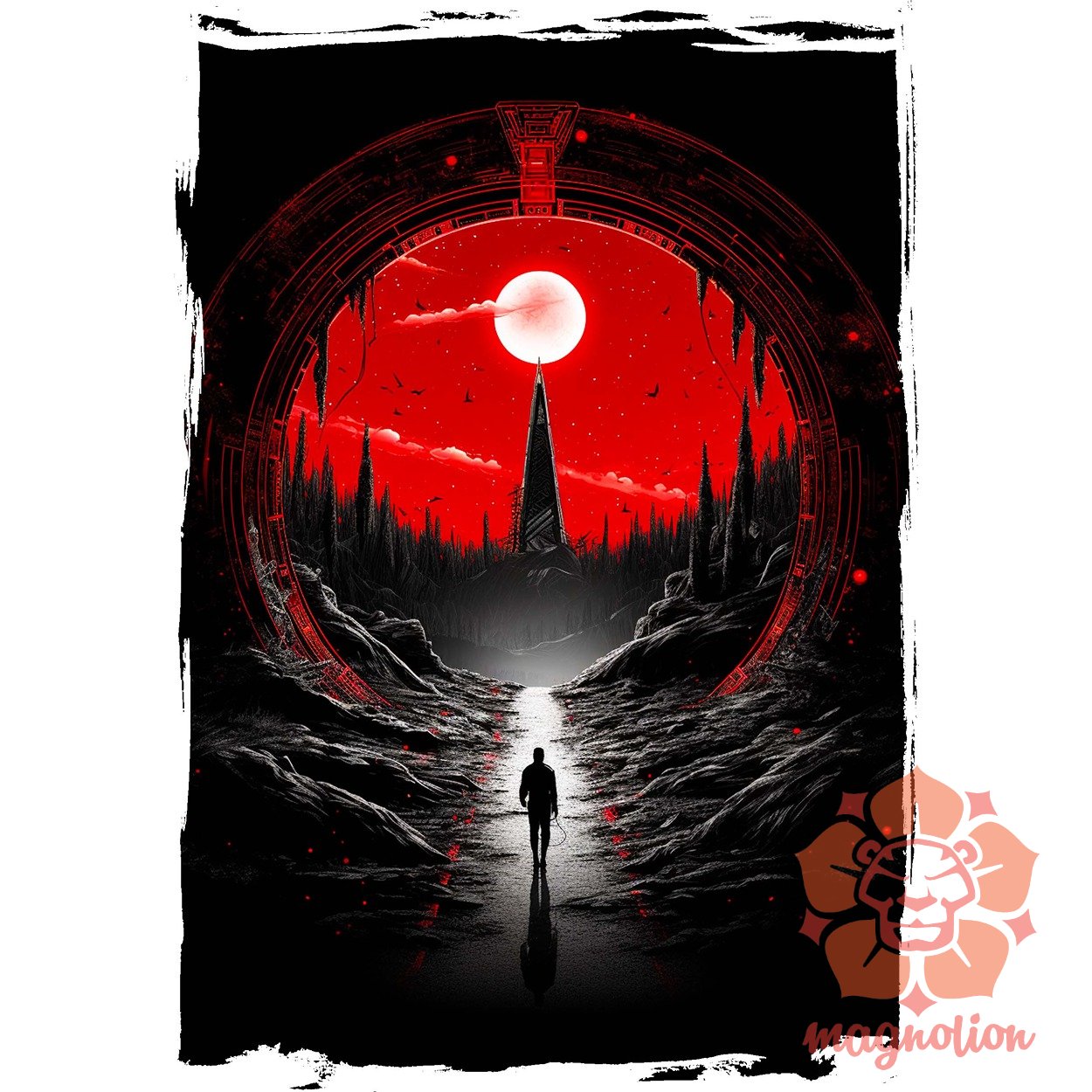 Csillagkapu fanart v7 egyedi  pulóver 