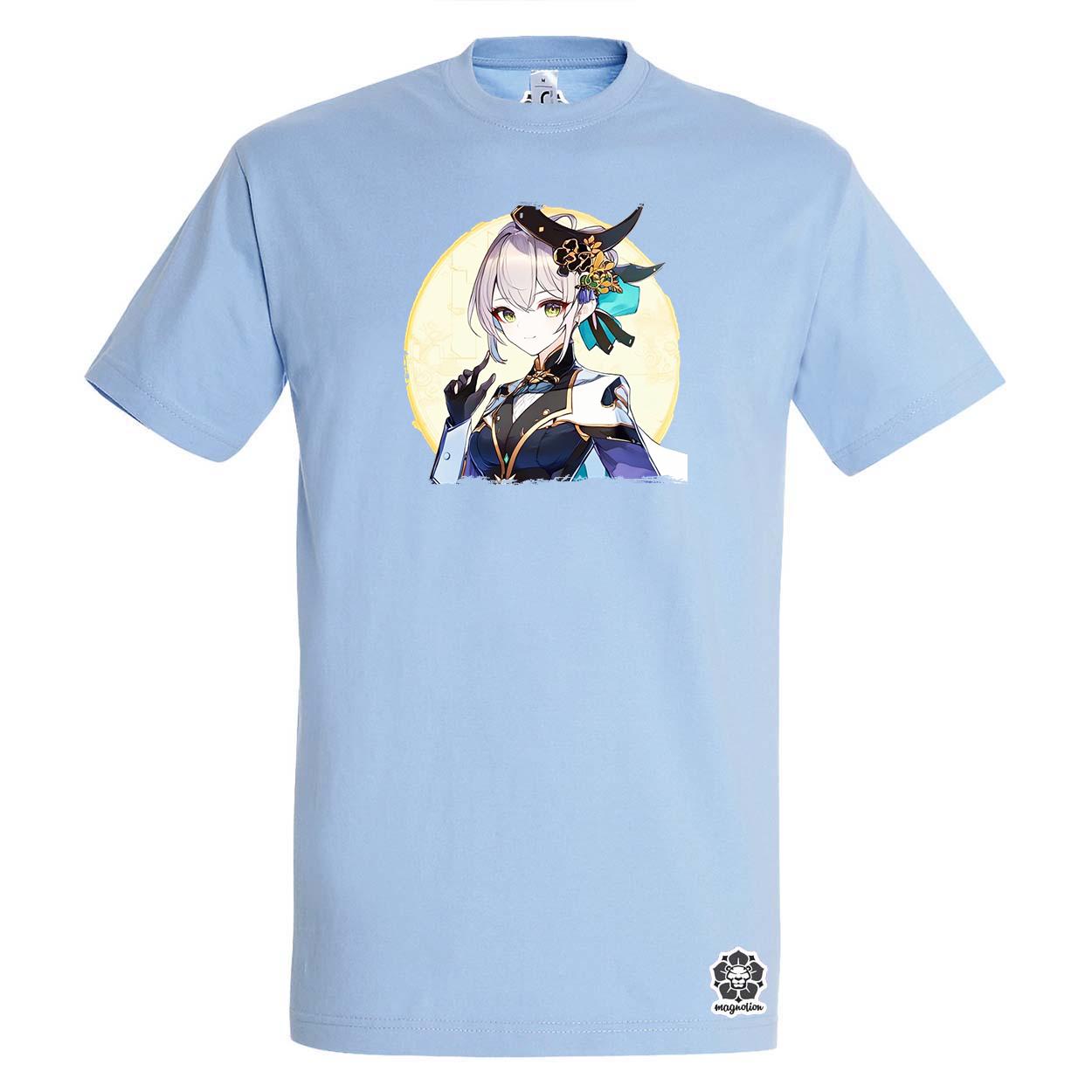 Anime lány portré v3 egyedi póló 