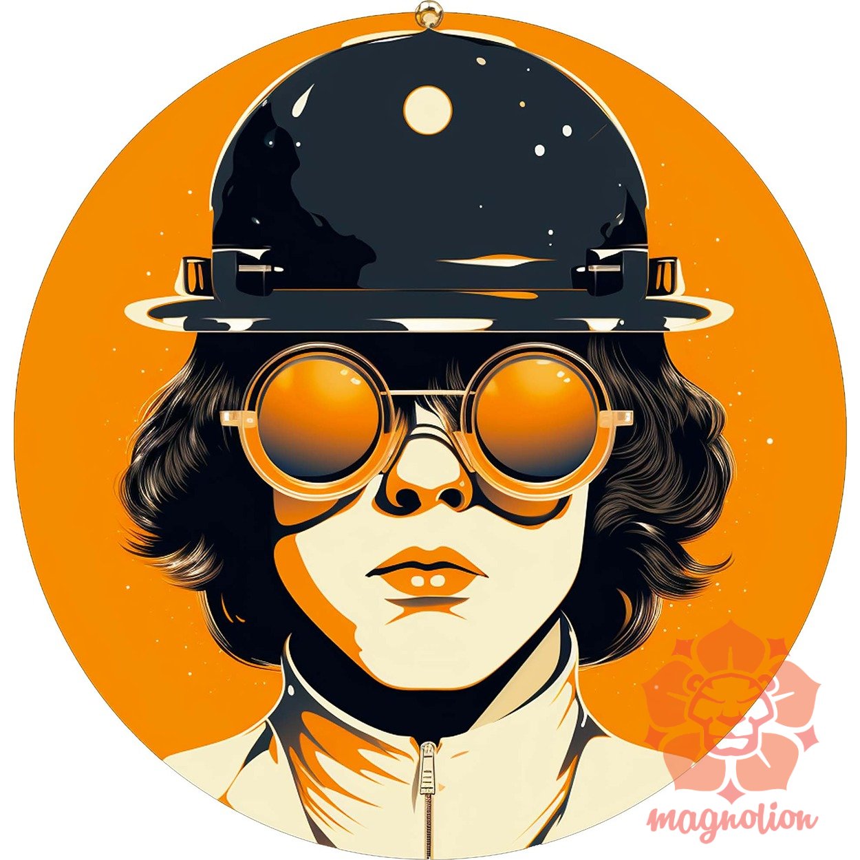 Mechanikus narancs fanart v5 egyedi póló 
