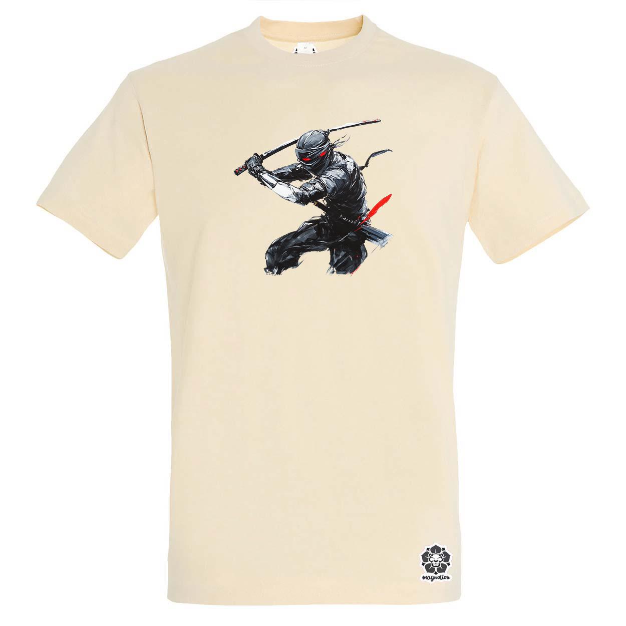 Ninja rajz v6 egyedi póló 