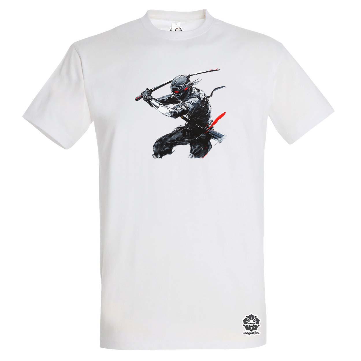 Ninja rajz v6 egyedi póló 