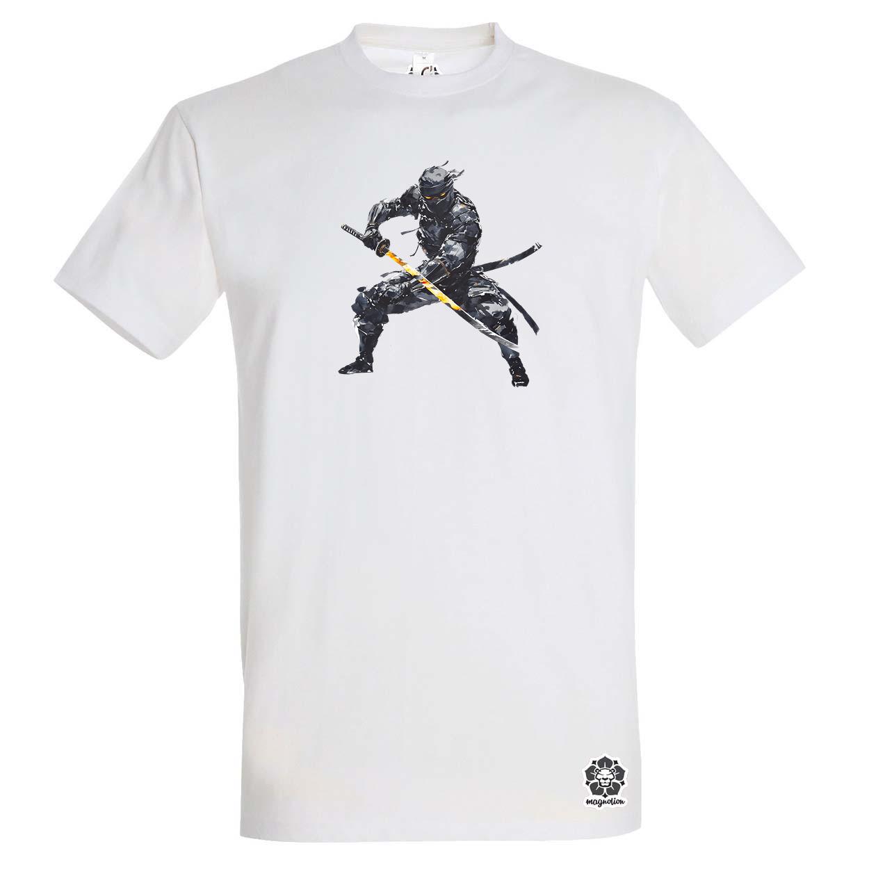 Ninja rajz v8 egyedi póló 