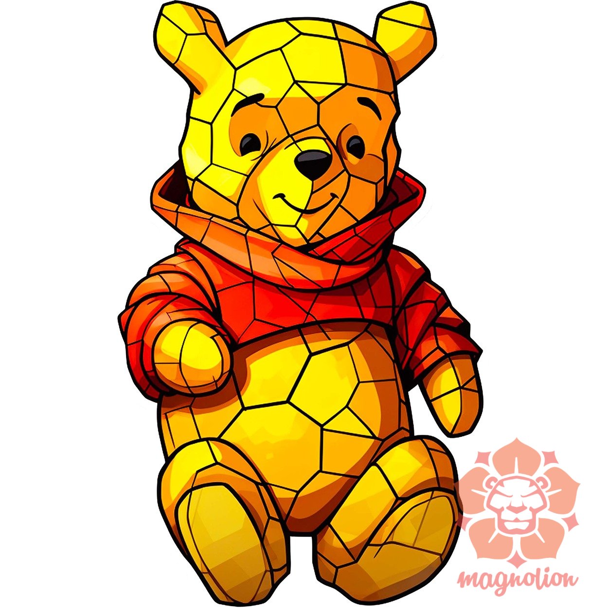 Mozaik Micimackó fanart v1 egyedi póló 