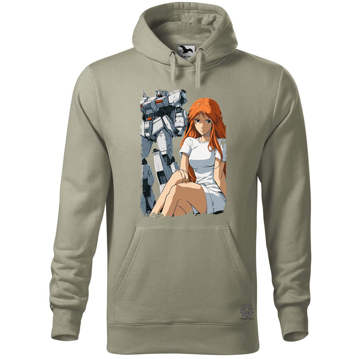 Robot és lány v2 egyedi  pulóver 