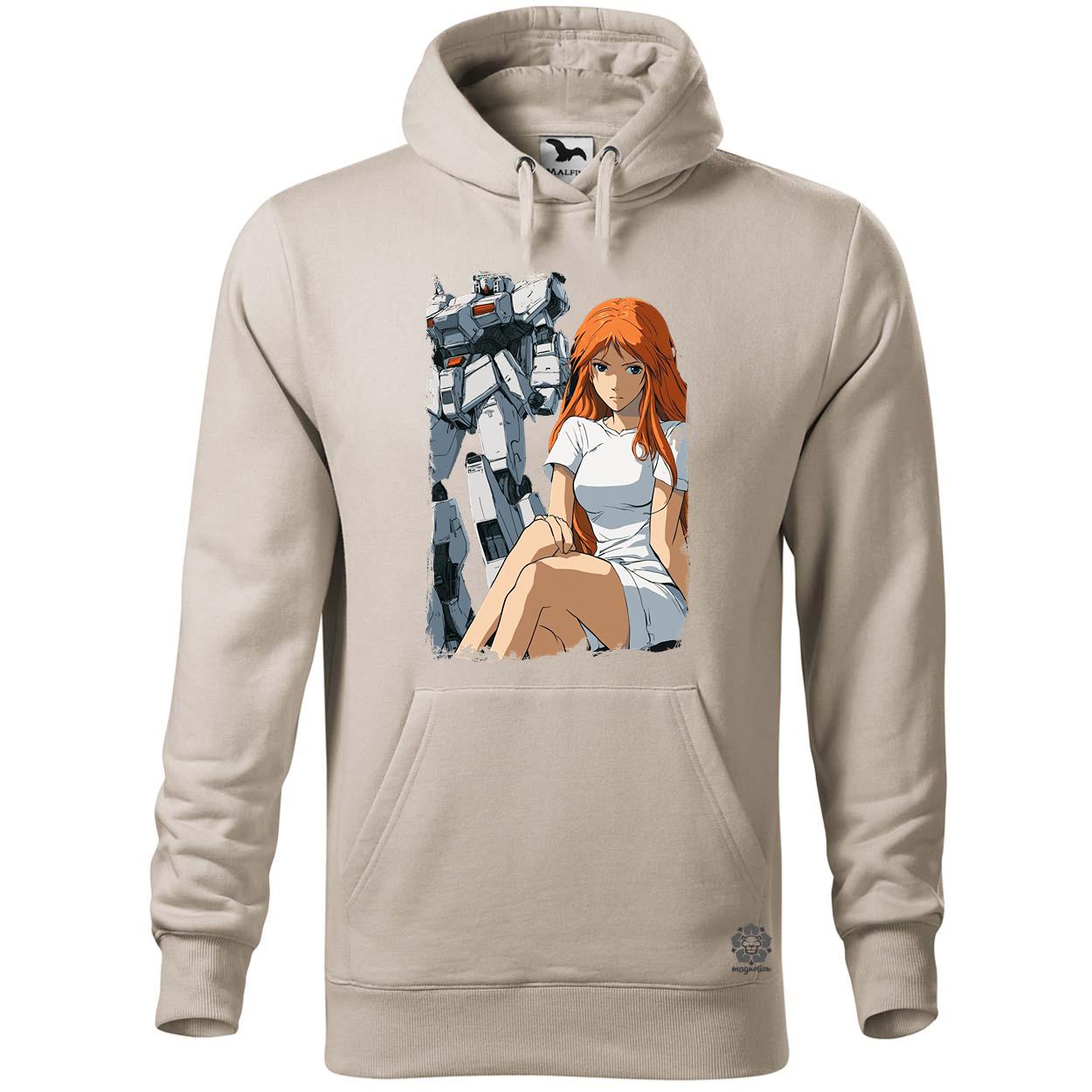 Robot és lány v2 egyedi  pulóver 