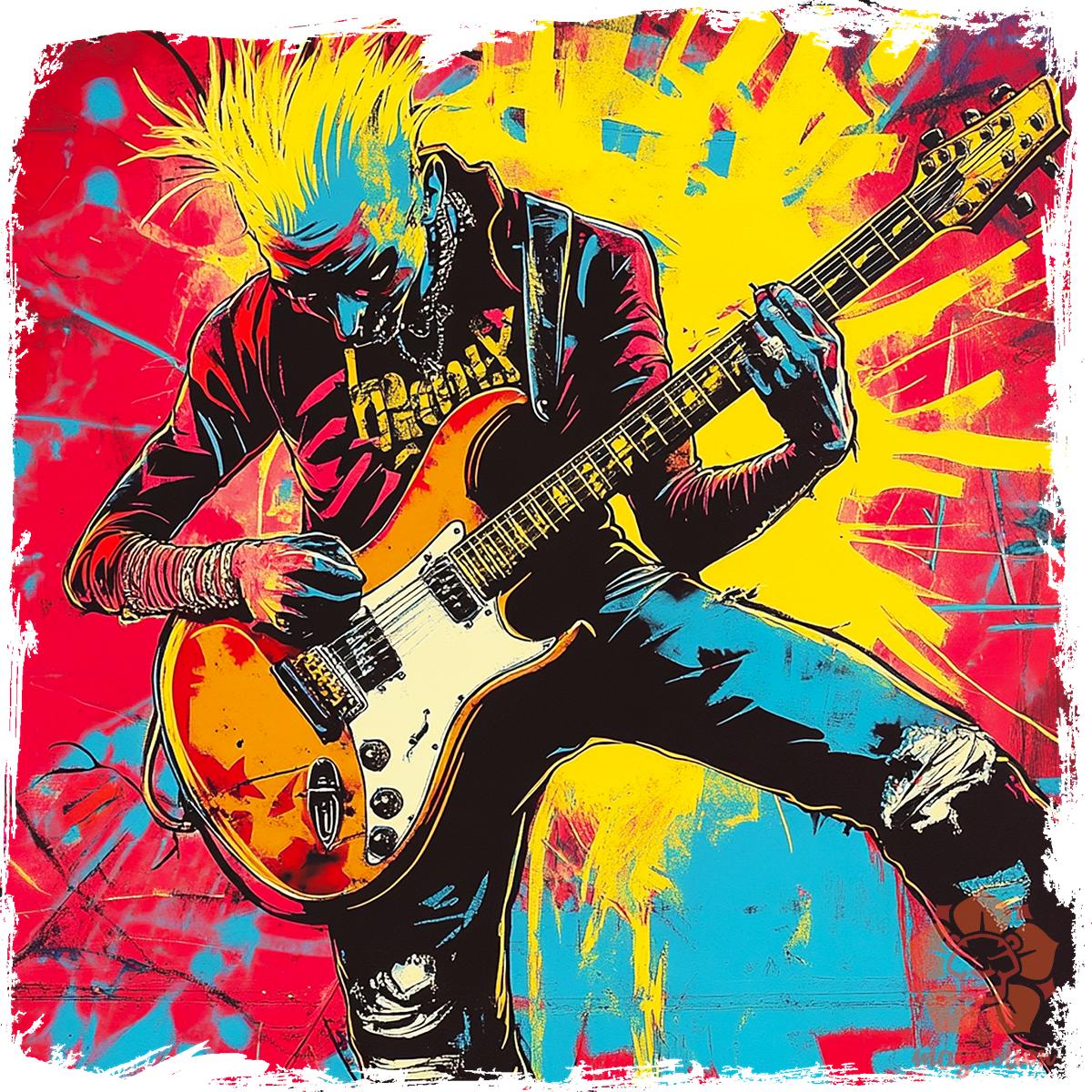 Rock vibe v2 egyedi  pulóver 