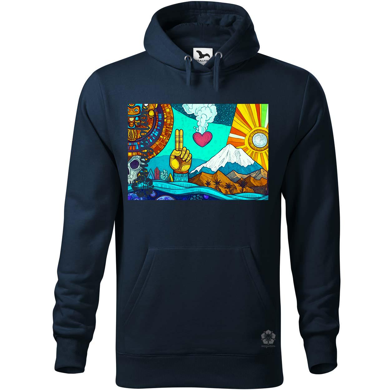 Spirituális béke v25 egyedi  pulóver 