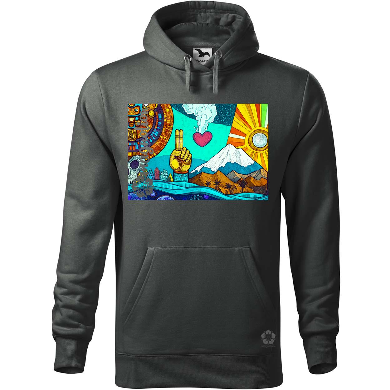 Spirituális béke v25 egyedi  pulóver 