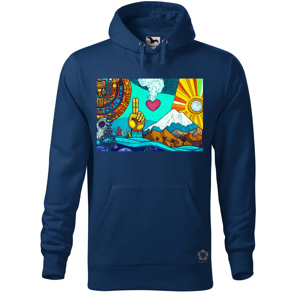 Spirituális béke v25 egyedi  pulóver 