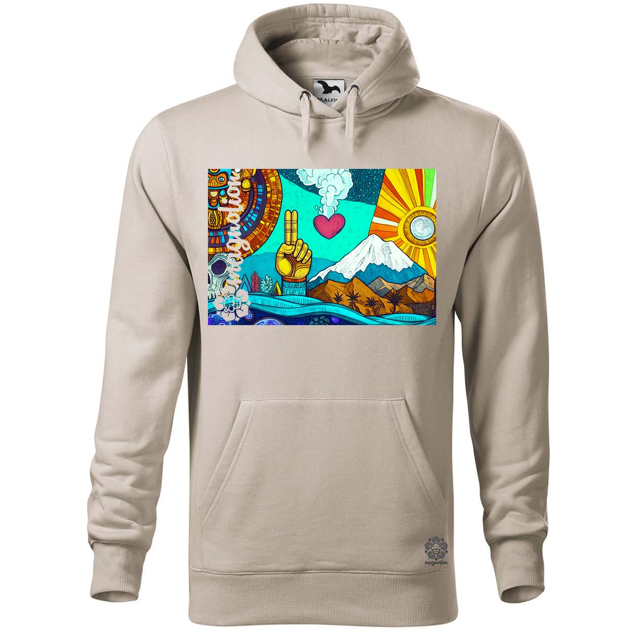 Spirituális béke v25 egyedi  pulóver 