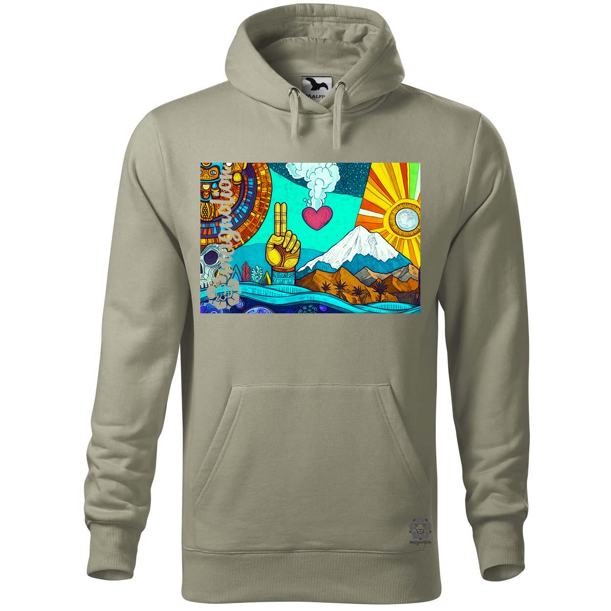 Spirituális béke v25 egyedi  pulóver 