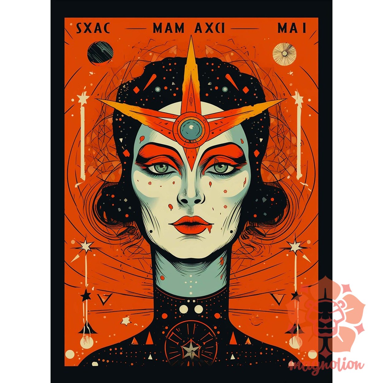 Színes tarot kártya v2 egyedi póló 