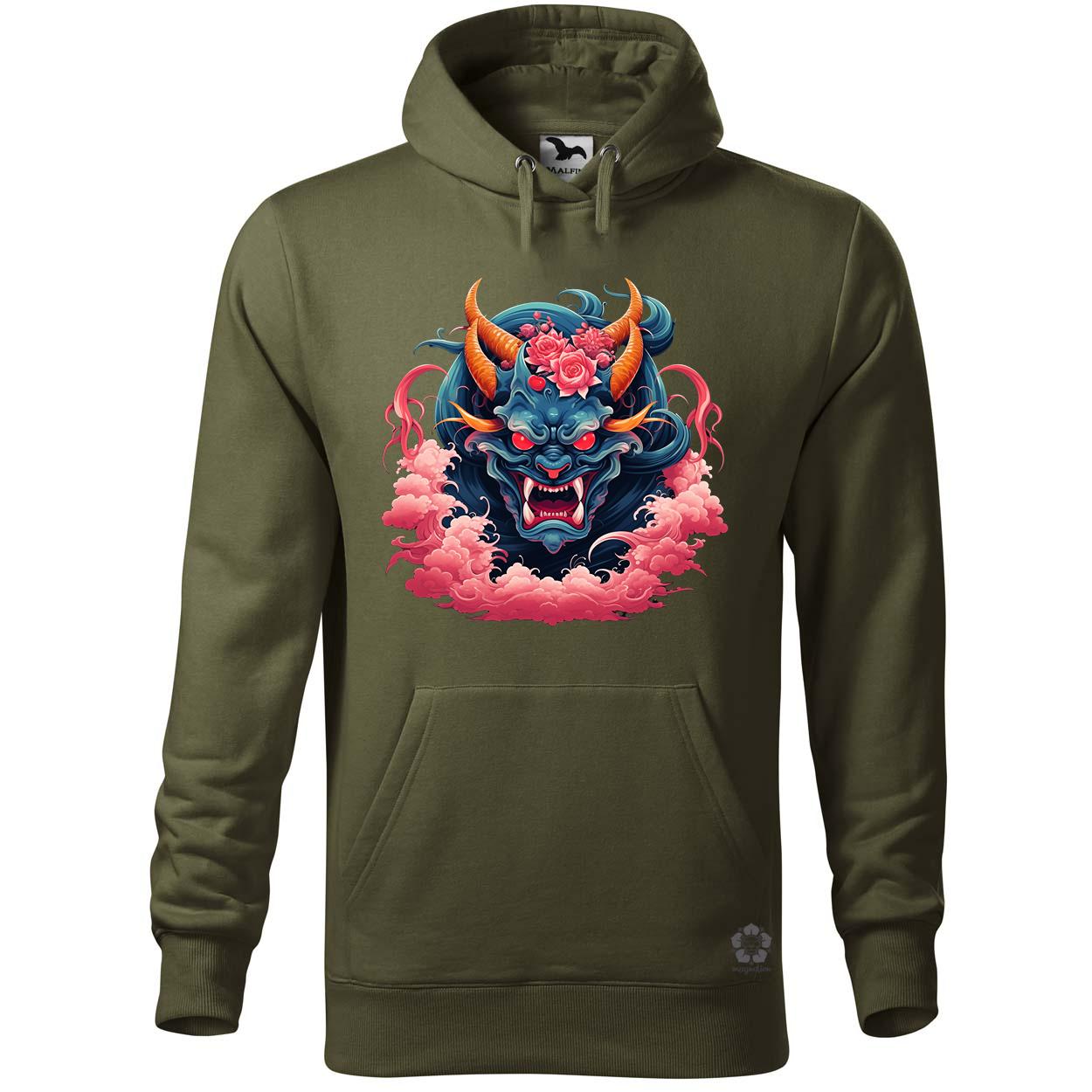 Anime Oni maszk v1 egyedi  pulóver 