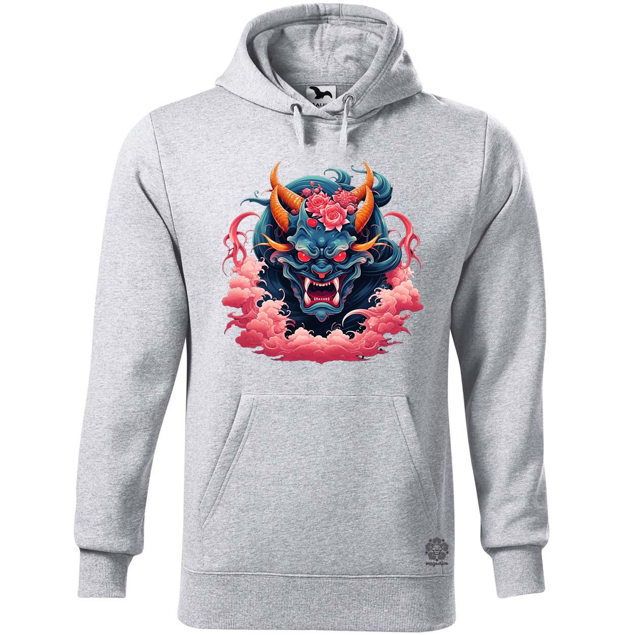 Anime Oni maszk v1 egyedi  pulóver 