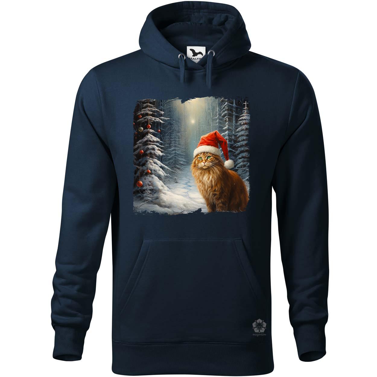 Cica mikulás v2 egyedi  pulóver 