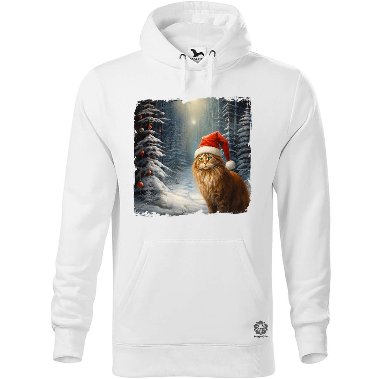 Cica mikulás v2 egyedi  pulóver 