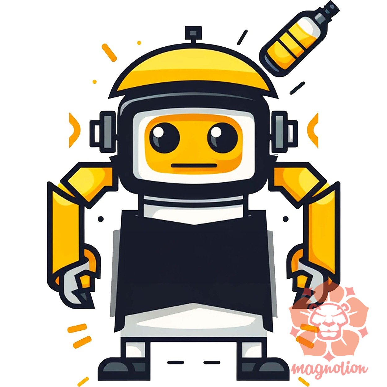 Cuki robot v11 egyedi  pulóver 