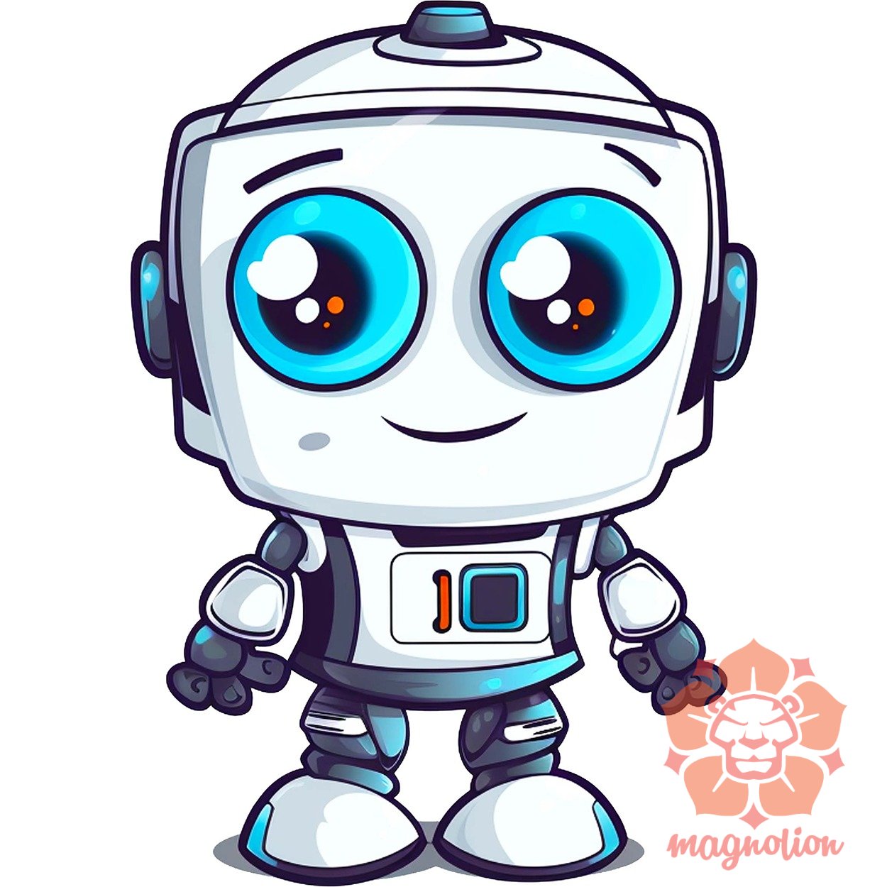 Cuki robot v5 egyedi  pulóver 