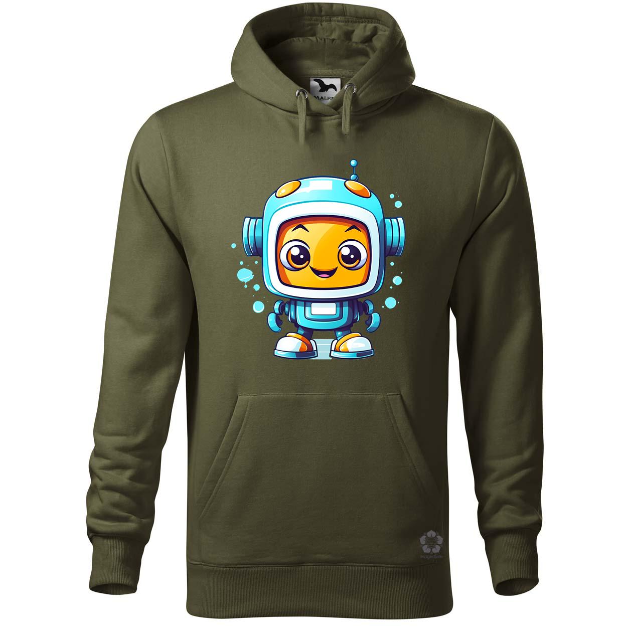 Cuki robot v6 egyedi  pulóver 