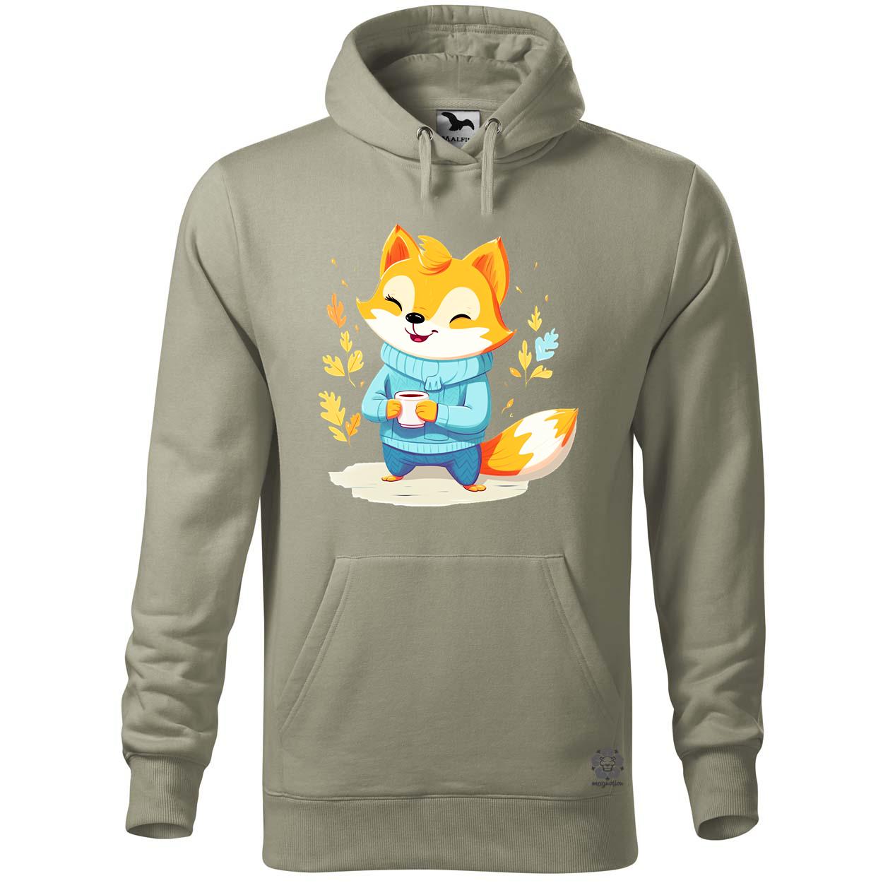 Cuki róka teázik v3 egyedi  pulóver 