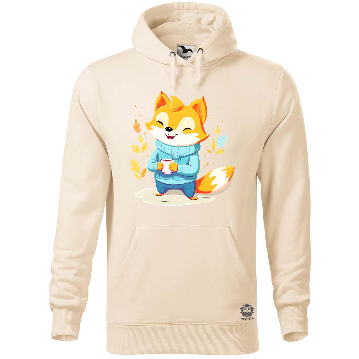 Cuki róka teázik v3 egyedi  pulóver 