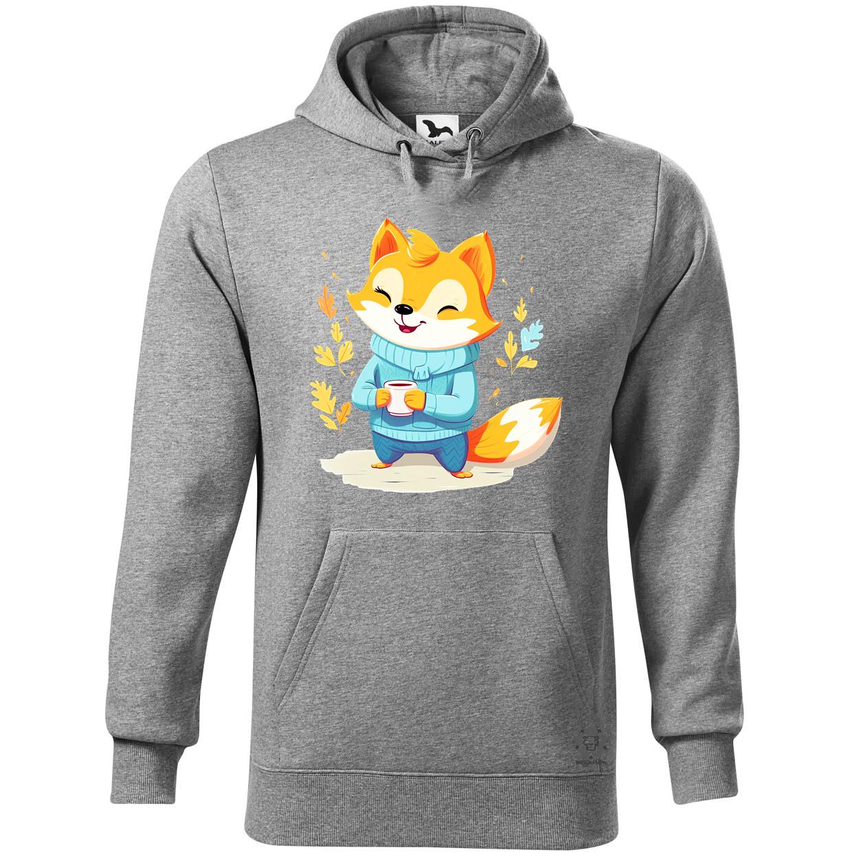 Cuki róka teázik v3 egyedi  pulóver 
