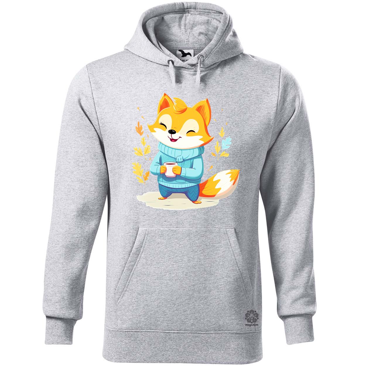 Cuki róka teázik v3 egyedi  pulóver 