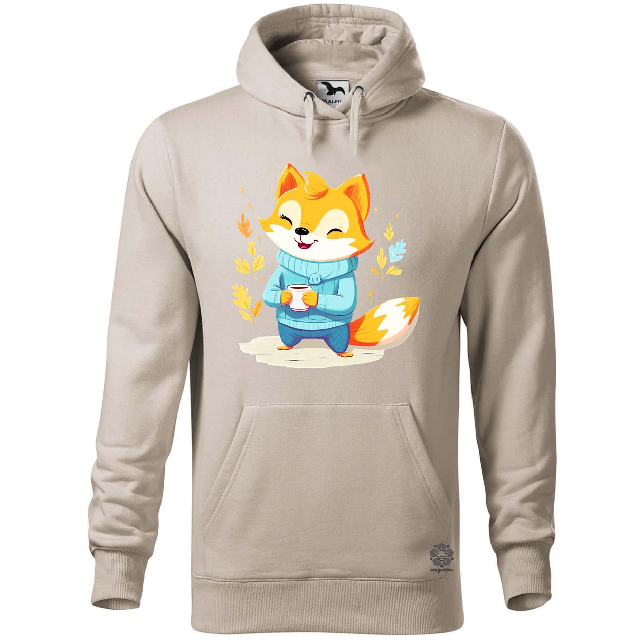 Cuki róka teázik v3 egyedi  pulóver 