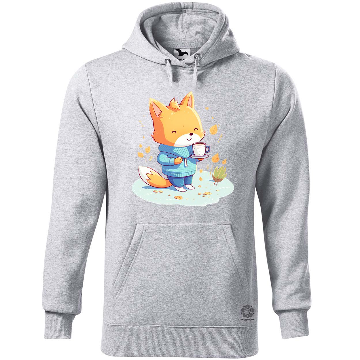Cuki róka teázik v6 egyedi  pulóver 