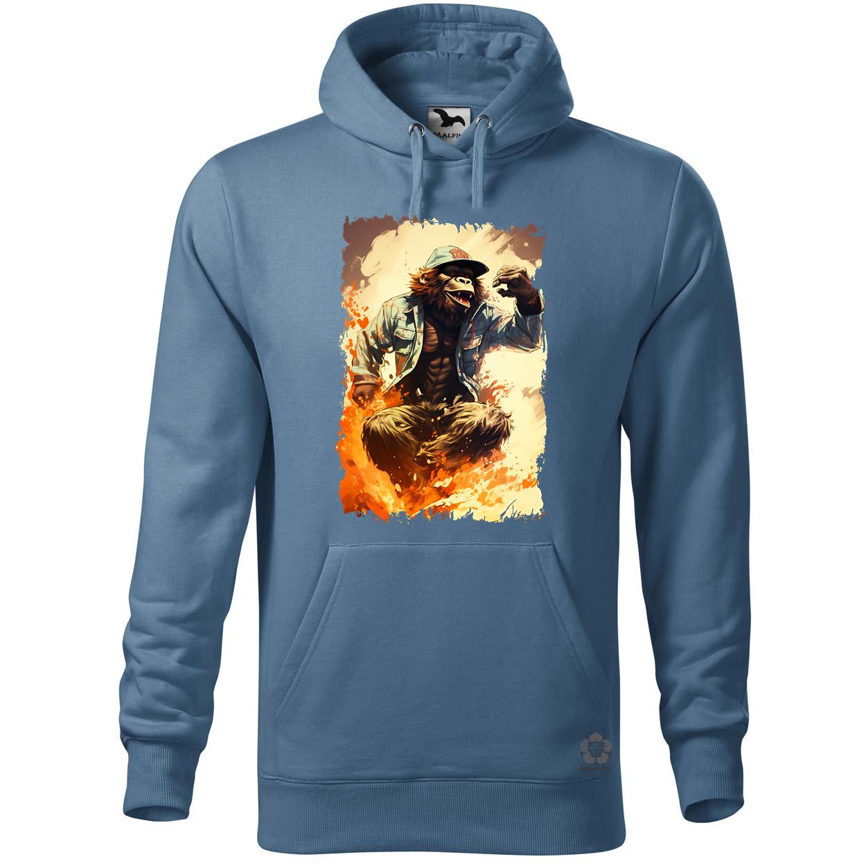 Deszkás gorilla v1 egyedi  pulóver 