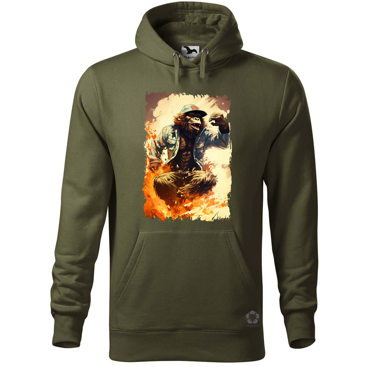 Deszkás gorilla v1 egyedi  pulóver 