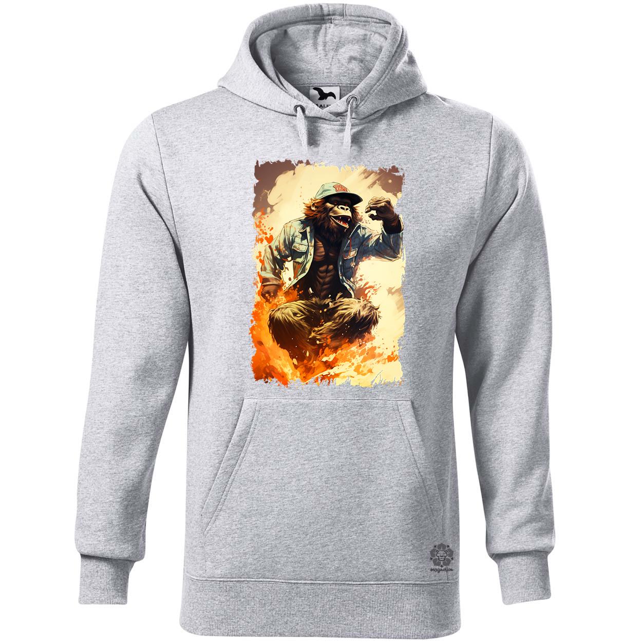 Deszkás gorilla v1 egyedi  pulóver 