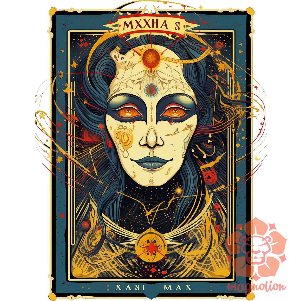 Színes tarot kártya v4 egyedi  pulóver 