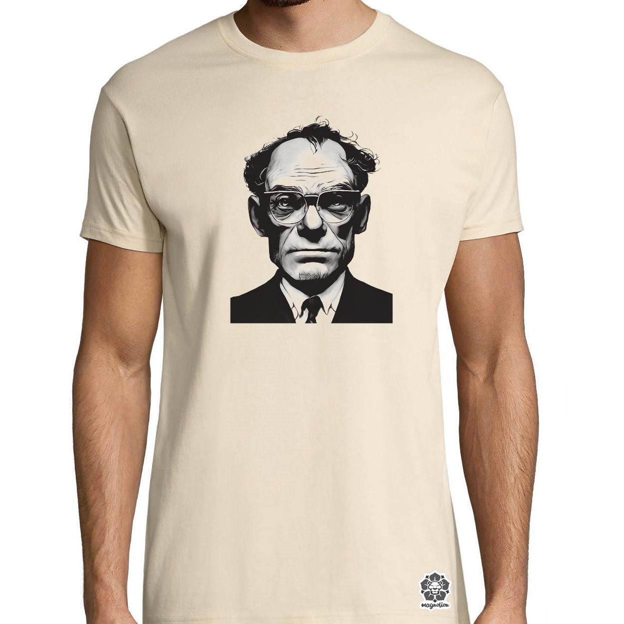 Isaac Asimov rajz egyedi póló 