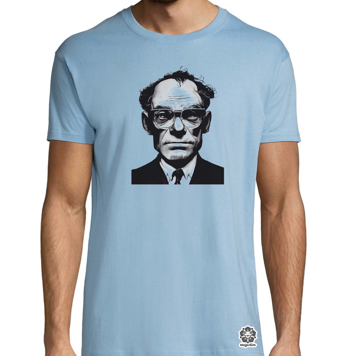 Isaac Asimov rajz egyedi póló 