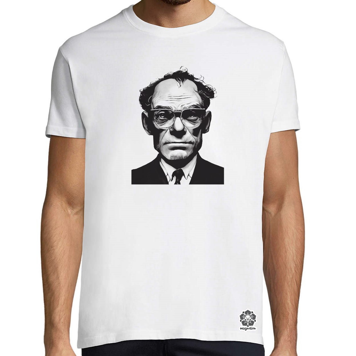 Isaac Asimov rajz egyedi póló 
