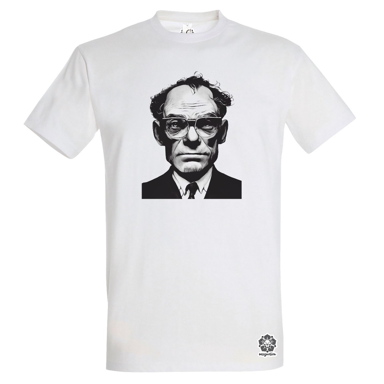 Isaac Asimov rajz egyedi póló 