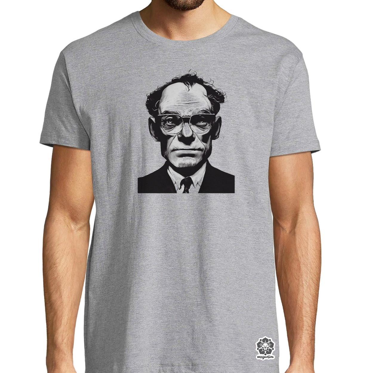 Isaac Asimov rajz egyedi póló 