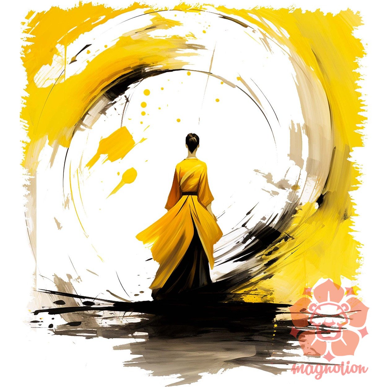 Tai Chi Bagua minimál v1 egyedi  pulóver 