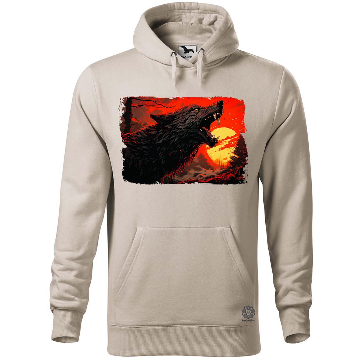 Vérfarkas vérhold alatt v2 egyedi  pulóver 